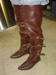 Medieval Leather Riding Boots